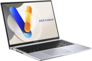 ASUS Vivobook 16 OLED X1605 Laptop, 16" WUXGA 300nits Display, Intel Core 7 150U Processor, 16GB DDR4 RAM, 1 TB SSD, Intel Graphics, ENG-ARB Keyboard, Windows 11, Silver | X1605VAP-MB048W