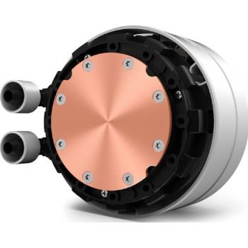 Nzxt Kraken X53, All-In-One CPU Cooler with RGB Lighting, Intel/AMD, 240mm, 2x120mm RGB PWM Fans, CAM Control, RGB White | RL-KRX53-RW - Image 2