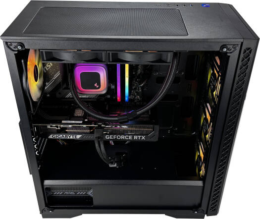 MATREXX Gaming PC - Intel Core i7-14700KF 20 Cores 28 Threads, NVIDIA RTX 5070 12GB, 32GB DDR5 RAM 6400MHz, 1TB SSD Gen 4, 650W 80 PlUS PSU, 240mm Liquid Cooler, Wi-Fi + BT - Image 5