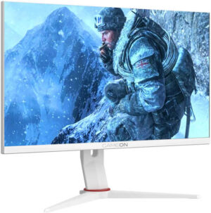 GAMEON GOA27FHD360IPS Artic Pro Series 27" FHD Gaming Monitor, Fast IPS Panel, 360Hz Refresh Rate, 0.5ms MPRT, FreeSync/Adaptive-Sync/G-Sync Compatible, HDMI 2.1 / DP, PS5 - White | GOA27FHD360IPS