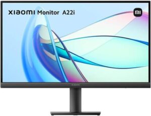 Xiaomi A22i Monitor, 22" VA Display, FHD Resolution, 75Hz Refresh Rate, 6ms Response Time, 8-Bit Color Depth, 250 nits (typ) Brightness, Joystick Control, Narrow Frame, Black | A22i