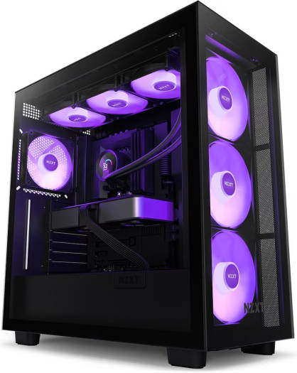 NZXT Kraken 360 RGB AIO Liquid Cooler with LCD Display & RGB Fans, 360mm Radiator, Copper Water Block, 3x 120mm F120 RGB Fans, 500-1,800 RPM Fan Speed, 21.67-78.02 CFM Airflow, Black | RL-KR360-B1 - Image 5