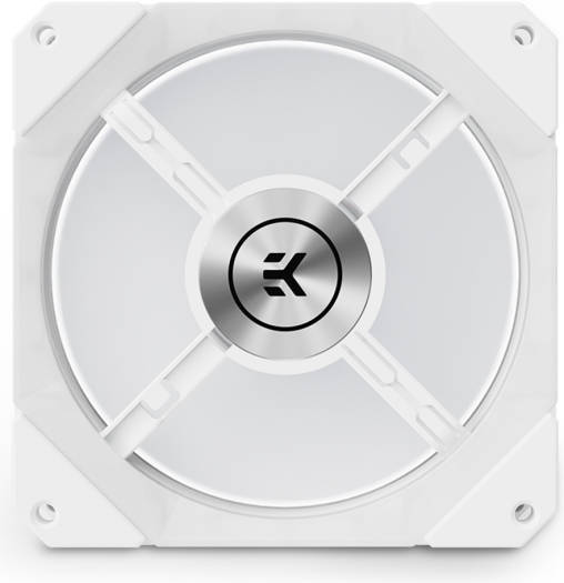 EKWB EK-Quantum Impulse 120 D-RGB 120mm Computer Cooling Fan, Addressable RGB LED MagLev Fans, 400-1800 RPM Speed, 57.5CFM Airflow, 24.3dBA Nosie Level, 4-Pin PWM, White | 3831109854204 - Image 2