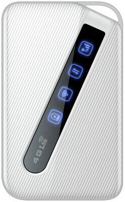 D-Link 4G/LTE Mobile Router, Connect Up To 8 Wi-Fi Devices, Sim Card Slot, Wifi Hotspot, Up To 12 Hours Battery, Micro-USB Port, White | DWR-930M