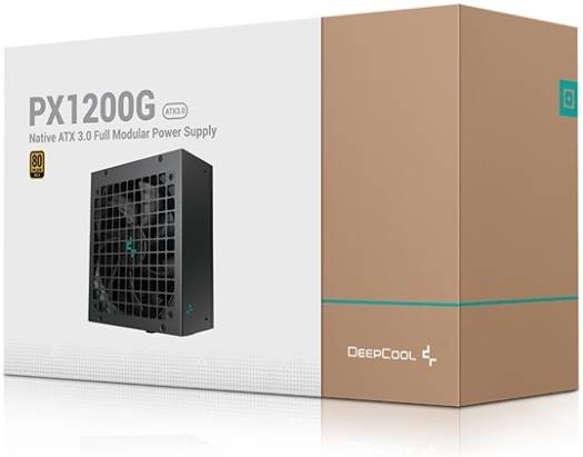 Deepcool PX1200G ATX12V V3.0 Power Supply, 1200 Watts, 80 Plus Gold, Active PFC + Half Bridge SRC LLC + DC to DC, 135mm Fan Size, FDB Fan Bearing, Black | R-PXC00G-FC0B-UK - Image 8