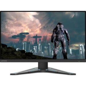 Lenovo G24-20 Gaming Monitor, 24" IPS Display, FHD Resolution, Up to 165Hz (OC) Refresh Rate, 0.5ms (MPRT) Response Time, AMD FreeSync Premium Technology, 16.7m Color Display, Black | 66CFGAC1AE
