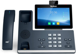 Yealink SIP-T58W Pro with Camera Smart Media Android HD Phone, 16 SIP Accounts, Built-in BT 4.2, 720p30 HD video, 7” Touch Screen Display, Dual-port Gigabit Ethernet, Supports PoE | SIP-T58W Pro