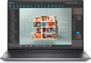 Dell Precision 5690 Workstation Laptop, 16" FHD+ IPS 60Hz Display, Intel Core Ultra 7 155H, 32GB RAM, 512GB SSD, RTX 1000 Ada 6GB Graphics, English Keyboard, Windows 11 Pro, Gray | PRE-5690