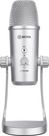 Boya Large-Diaphragm Condenser USB and Lightning Microphone for iPhone, iPad, Mac & Windows | BY-PM700SP