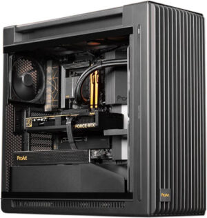 Ultra Workstation - Intel Core Ultra 9 285K 24 C 24 T, NVIDIA RTX 5000 Ada 32GB, 128GB DDR5 RAM 5200MHz, 2TB Gen 5 SSD + 10TB HDD, 1500W 80 PLUS PSU, 420mm Liquid Cooler, Thunderbolt™ 5, Wi-Fi + BT