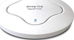 DrayTek Dual-Band WiFi 5 PoE Access Point (1200Mbps AC), 802.11ac Simultaneous dual-band, WDS, WMM, WPS | VigorAP910C
