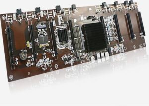 Miner HM65 Motherboard For Mining Machine, MDDR3, 8 Graphic Cards, LGA 1155 Socket, DDR3, Supports ETC Mining, Up to 8 GPU Cards, Efficient Cryptocurrency Mining, Durable and High-Performance | HM65