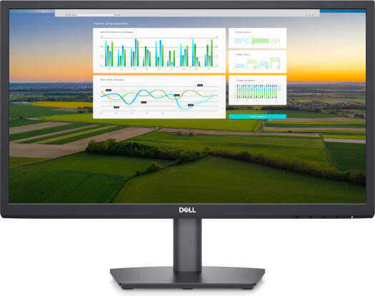 DELL E2222H 21.45" FHD VA Monitor, LED-backlit LCD Anti-glare Display, 5 ms (GtoG) Response Time, 16.7 Million Colors, Adjustable Tilt, VESA 100 x 100mm, VGA, DisplayPort, Black | E2222H