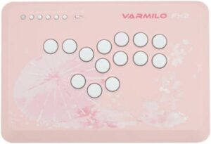 Varmilo FK2 Fighting Game keyboard with World's First CHERRY MX Inductive Silver Switches, Rapid Triggers, Lever less Controller, Reliable and Durable, Sakura | FK2