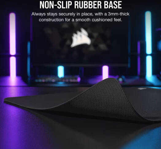 Corsair MM500 v2 Hybrid Cloth Gaming Mouse Pad, High-density, Woven Cloth, Extra-smooth, For Accurate And Ultra-fast Gameplay, 450x400mm Large Size | CH-941B161-WW - Image 9
