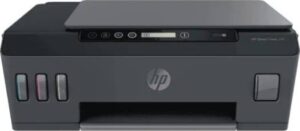HP Smart Tank 500 All-in-One Ink Tank Colored Printer, Up to 11ppm Black & 5ppm Color Print Speed, 2" Icon Display 7 Segment, Automatic Ink Sensor, Black | 4SR29A#BEW