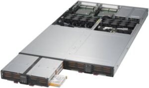 SuperStorage SSG-136R-N32JBF, 1U Rackmount Form Factor, 32x2.5" Drive Slots, 32 Hot Swap 2.5" NVMe SSDs 32 TB INTEL, 4 PCI-E 3.0 x16 Mini-SAS HD Ports, 8x40mm Cooling Fans | SSG-136R-N32JBF