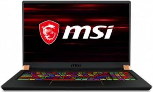 MSI GS75 Stealth 17.3" Gaming Laptop, 300Hz, Intel Core i9-10980HK 2.4 GHz Processor, 32GB RAM, 2TB SSD Storage, 8GB RTX2080 SMQ, Windows 10 - Black | 10SGS-9S7-17G311-686