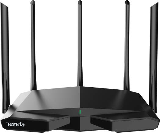 Tenda TX27 Pro AX5700 Tri-Band Gigabit Wi-Fi 6E Router, Up to 2402Mbps WiFi Speed, Top-notch CPU, Near-zero Latency, WPA3-SAE/WPA2-PSK5x, 6dBi External Antennas, Black | TX27 PRO