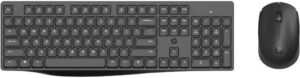 HP CS10 Wireless Keyboard & Mouse Combo, Ergonomic Design and Silent Typing Keys English Only, Black | 6NY40PA