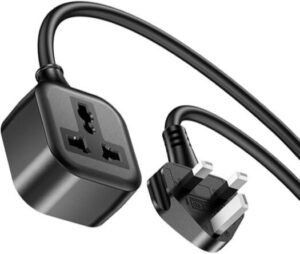 Yesido UK Plug To Universal Power Plug Extension Cable, 2 Meter, 3250W, Durable And High Quality | MC28