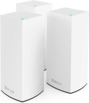 Linksys Atlas WiFi 6 Router Home WiFi Mesh System, Dual-Band, 6,000 Sq. ft Coverage, 75+ Devices, Speeds up to (AX3000) 3.0Gbps - MX2000 3-Pack