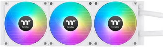 Thermaltake TH420 V2 Ultra EX ARGB Sync All-In-One Liquid Cooler, 3x CT140 EX aRGB Sync Fans, 2.1" TFT LCD Display, 1800 RPM Fan Speed, 90.3 CFM Airflow, Snow | CL-W428-PL14SW-A - Image 4