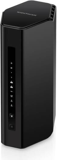 Netgear Nighthawk WiFi 7 Router RS300 Router, 9.3Gbps Speed, 4x High-Performance Internal Antennas, Tri-Mode Bands (2.4GHz, 5GHz & 6GHz), Black | RS300-100APS
