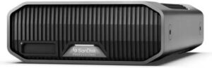 SanDisk Professional 12TB G-DRIVE PROJECT External Hard Drive, 7200 RPM, Up to 260MB/s Read & 260MB/s Sequential Write Speed, Thunderbolt 3 & USB 3.2 Gen 2 Interface, Gray | SDPHG1H-012T-MBAAD