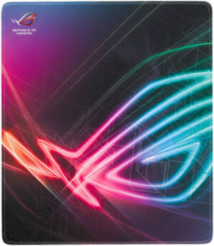 Asus NC03-ROG Strix Edge Gaming Mouse Pad, 400 x 450 x 2 mm Dimensions, Full-Color Anti-Fray Stitching, Non-Slip Rubber Base | 90MP00T0-B0UA00