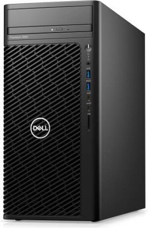 Dell Precision Tower 3660 Workstation PC, Intel Core i7-12700K 12C 25MB Cache, 16GB DDR5 RAM,  512GB SATA SSD+1TB HDD, Intel Integ Graphics, Windows 10 Pro+Win 11 Pro License, Black | P-T 3660-512