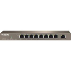 Tenda TEG1009P 9-Port Gigabit Ethernet Unmanaged PoE Switch, 10/100/1000Mbps, Ethernet Splitter, Plug & Play, 18Gbps Capacity, 99W Power | TEG1009P-EI