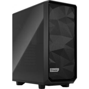 Fractal Design Meshify 2 Compact Black ATX Computer Case, Flexible High-Airflow, Dark Tinted Tempered Glass, Window Mid Tower | FD-C-MES2C-02
