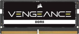 CORSAIR Vengeance 32GB (1x 32GB) DDR5 SO-DIMM Laptop Memory, 4800MT/s Tested Speed, 40-40-40-77 CAS Latency, 1.1 Voltage, 262 Pin, Unbuffered, PC4 38400 Speed Rating, Black | CMSX32GX5M1A4800C40