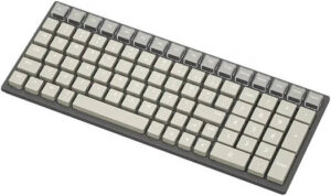 Sunmi 89-Key Commercial Keyboard, 16 Programmable Keys, USB 2.0 Transmission, Caps Lock Indicator, English QWERTY Layout, IPX5 IP Rating, Type-C Interface, Gray | NK010