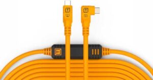 TetherPro USB-C To USB-C, 31 Inches/9.4 Meter, Straight To Right Angle Cable, Dedicated For Data Transfer, Long-lasting Performance | CUC31RT2