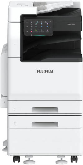 Fujifilm Apeos C3060 Multifunction Printer, 30 ppm Print Speed, Up to 1200 x 2400 DPI Resolution, 7" Touch Panel, Duplex ADF 130 Sheets Capacity, 500 Sheets Paper Tray Capacity, White | C3060