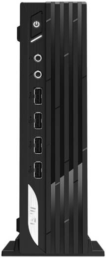MSI PRO DP21 Barebone Desktop PC, Intel Core i5-13400, Intel H610 Chipset, 2x DDR4 SODIMM RAM Slot, 1x M.2 SSD Slot, Integrated Intel UHD Graphics 730, 120W Adapter, Black | 936-B0A421-212