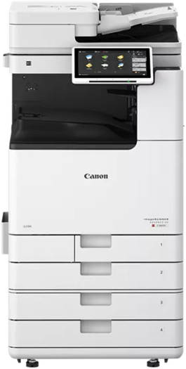 Canon imageRUNNER ADVANCE DX C3826i A3 Color MF Photocopier, Print, Copy, Scan, 10.1" TFT LCD Touch Panel, Up to 35 ppm Print Speed, Up to 2,300 sheets Capacity, White | C3826i