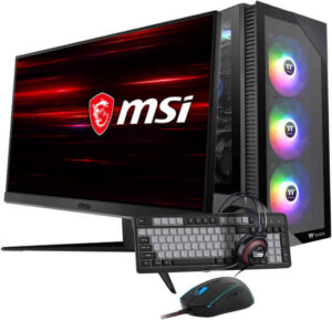 Best budget Gaming PC - AMD Ryzen 5 5600X 6 Cores 12 Threads, NVIDIA GTX 1660 6GB, 32GB DDR4 RAM 3600MHz, 1TB SSD, 750W PSU, 240MM Liquid Cooler, 23.8" Monitor 144Hz + MageGee 3in1 Combo