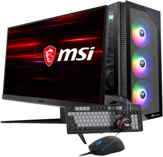 Best budget Gaming PC - AMD Ryzen 5 5600X 6 Cores 12 Threads, NVIDIA GTX 1660 6GB, 32GB DDR4 RAM 3600MHz, 1TB SSD, 750W PSU, 240MM Liquid Cooler, 23.8" Monitor 144Hz + MageGee 3in1 Combo