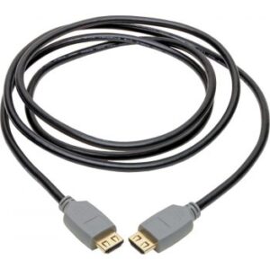 Tripp Lite 4K HDMI Cable (M/M) - 4K 60 Hz, HDR, 4:4:4, Gripping Connectors, 2m - Black | 2M P568-02M-2A