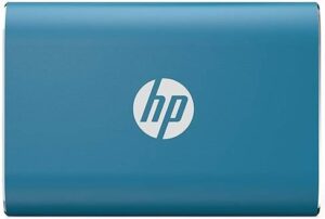 HP P500 Portable External Solid State Drive, 1 TB Capacity,  420 Mb/s Read Speed, 260 Mb/s Write Speed, 3D NAND Flash Technology, Blue | 1F5P6AA
