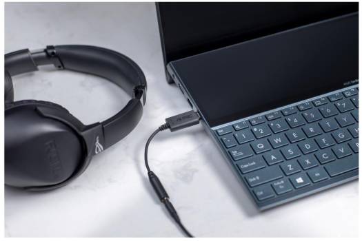 ASUS AI Noise-Cancelling Mic Adapter, USB-C, Compatible With PC, MAC, Mobile Device, Nintendo Switch For Gaming, VoIP/Internet Calls and Multimedia | 90YH02L1-B2UA00 - Image 3