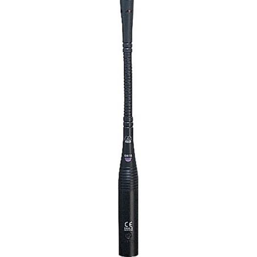 AKG GN15 E 6" Gooseneck with XLR Output For Discrete Acoustics Capsule Modules, Bass Roll-Off, Black | 2765H00020