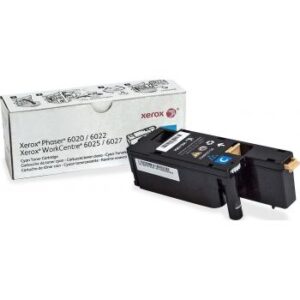 Xerox Cyan Toner Cartridge for Phaser 6020, 6020VBI, 6022, WorkCentre 6025, 6027 | 106R02756