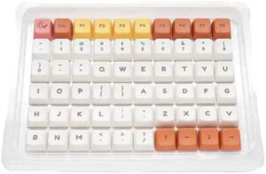 Ducky Daisy 132 Keycaps, PBT Keycaps With Dye-Sub Printing, MDA Keycap Profile, UK ISO and US ANSI layouts Supported | DCA132-USDAIMDPH1
