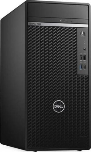 Dell OptiPlex 7080 - Intel Core i7-10700,  2.90GHz Processor 4GB RAM, 1TB HDD Intel® UHD Graphics 630 7200rpm SATA HDD DVD+/-RW - DOS (Without OS) | OptiPlex 7080-MT