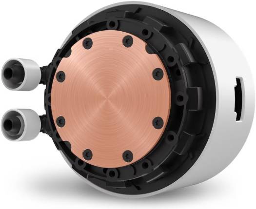 NZXT Kraken Elite 240 RGB (2023) AIO Liquid Cooler, LCD Display & RGB Fans, 240mm Radiator, Copper Water Block, 2x 120mm F120 RGB Fans, 1500RPM Fan Speed, 52.44CFM Airflow, White | RL-KR24E-W1 - Image 4