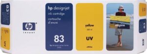 HP 83 680-ml Yellow DesignJet UV Ink Cartridge | C4943A